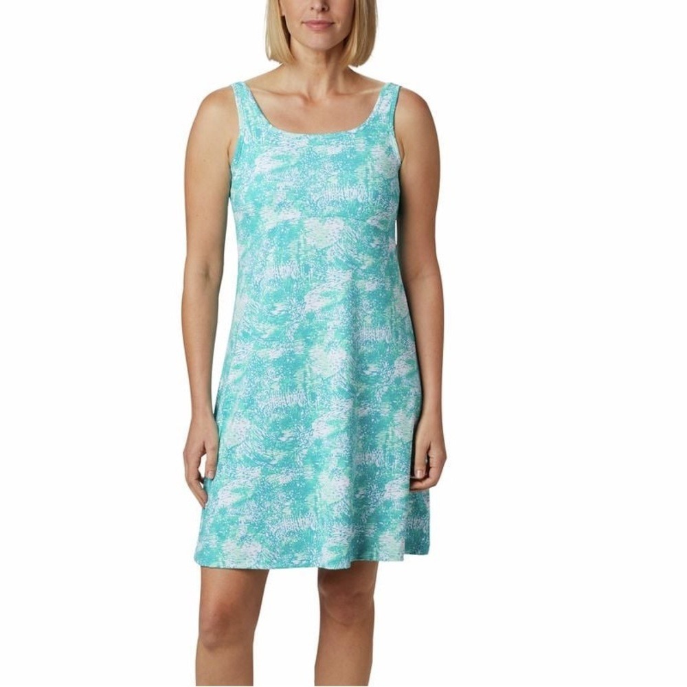 Columbia PFG Freezer III Dress – Turquoise/White Swirl 🌊